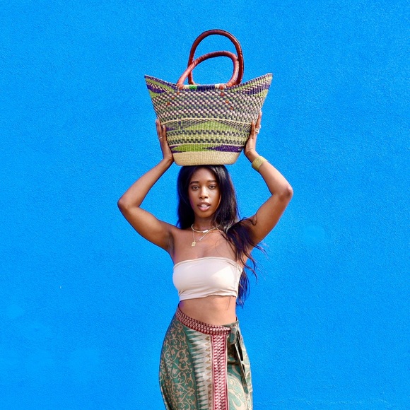 Handbags - GHANIAN BOLGA BASKET WOVEN BAG